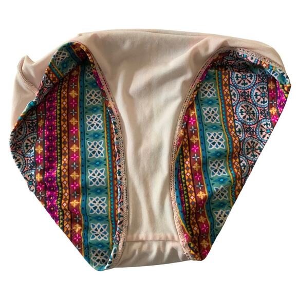 Xhilaration One Piece Bathing Suit Size XS Moroccan Print - Picture 16 of 16